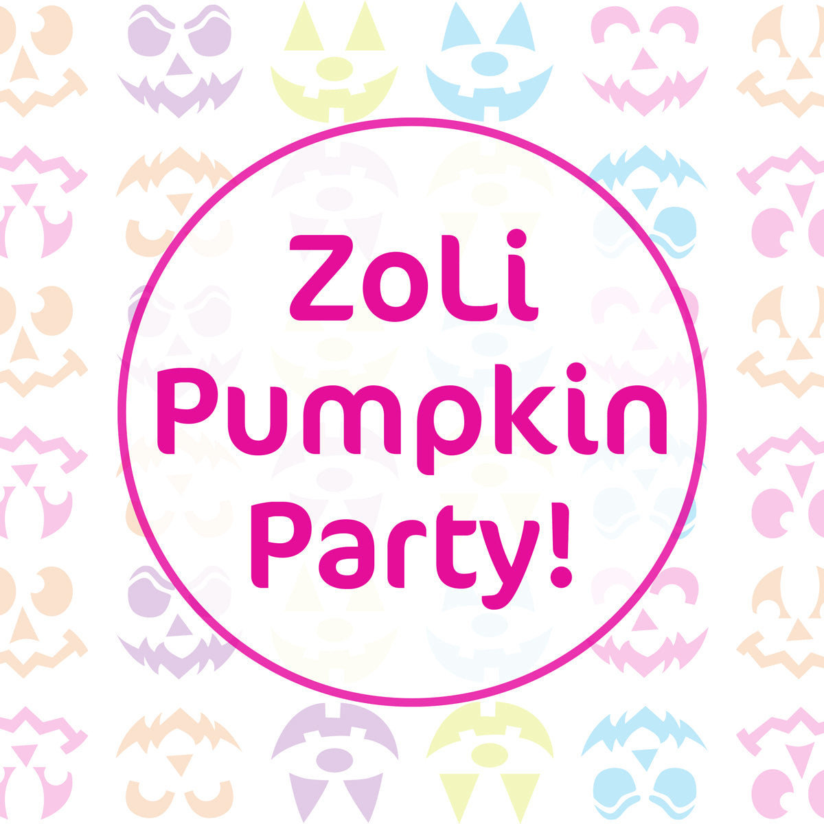 ZoLi Pumpkin Party Stencils