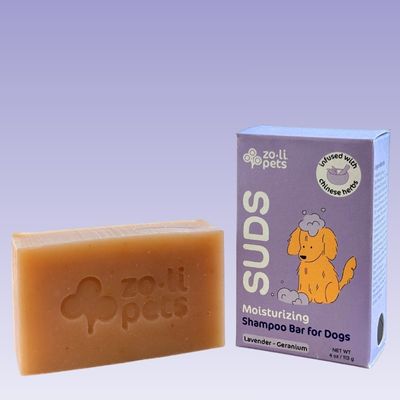 SUDS | Moisturizing Shampoo Bar for Dogs Lavender + Geranium