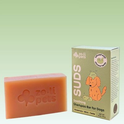 SUDS | Soothing Shampoo Bar for Dogs Rosemary + Mint + Cedar