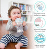BOT weighted straw sippy cup features - weighted straw, ergonomic handles, and original design