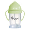 no valve sippy cup for babies and toddlers training cup, baby's first straw cup in green gender neutral baby gifts suprise gender