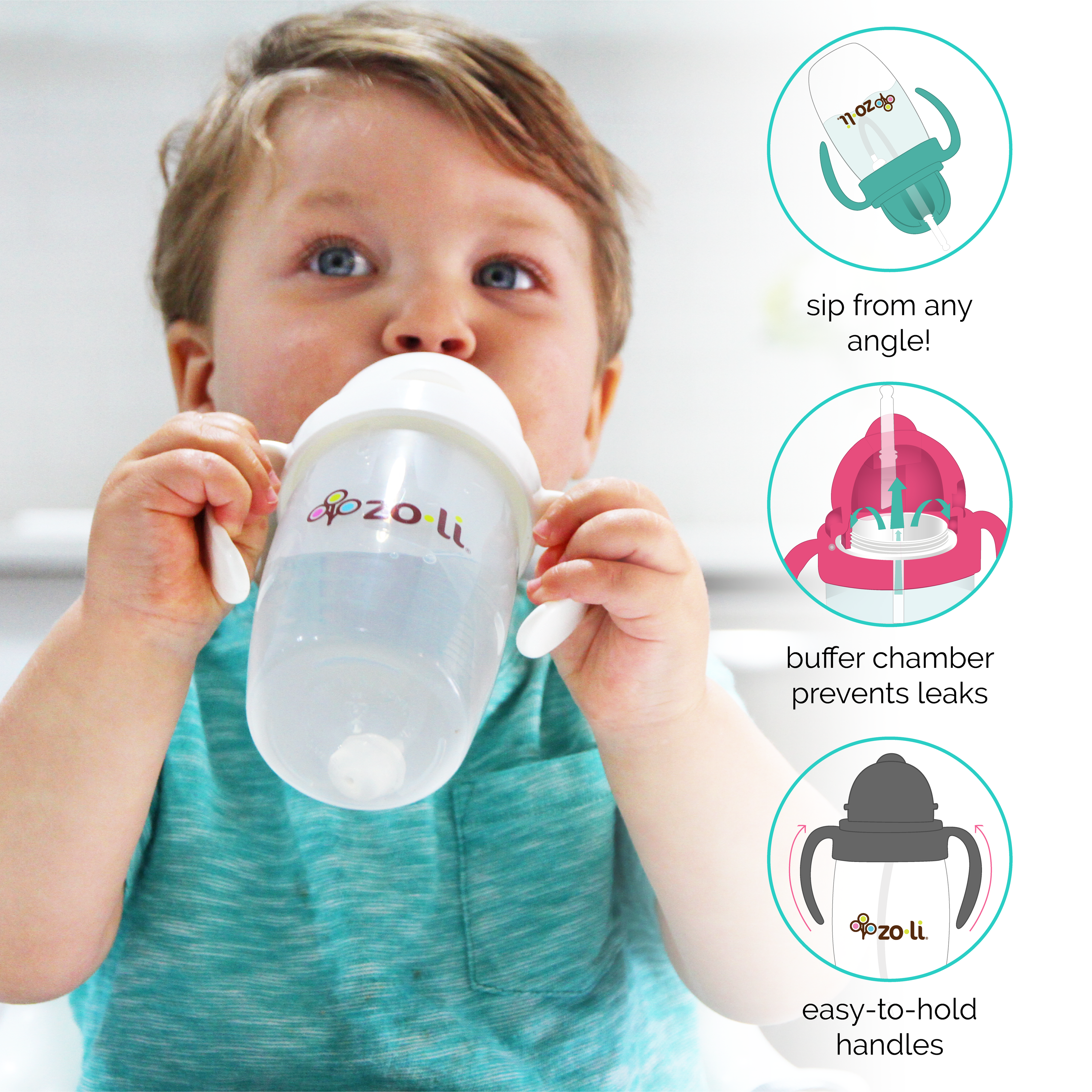 Babys Favorite Weighted Straw Cup, Transition Straw Cup