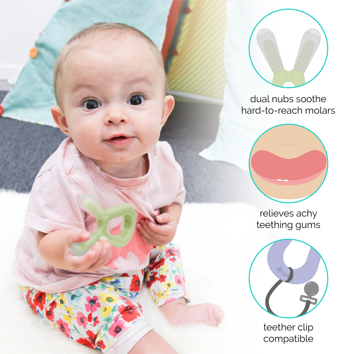 Zoli bunny deals teether