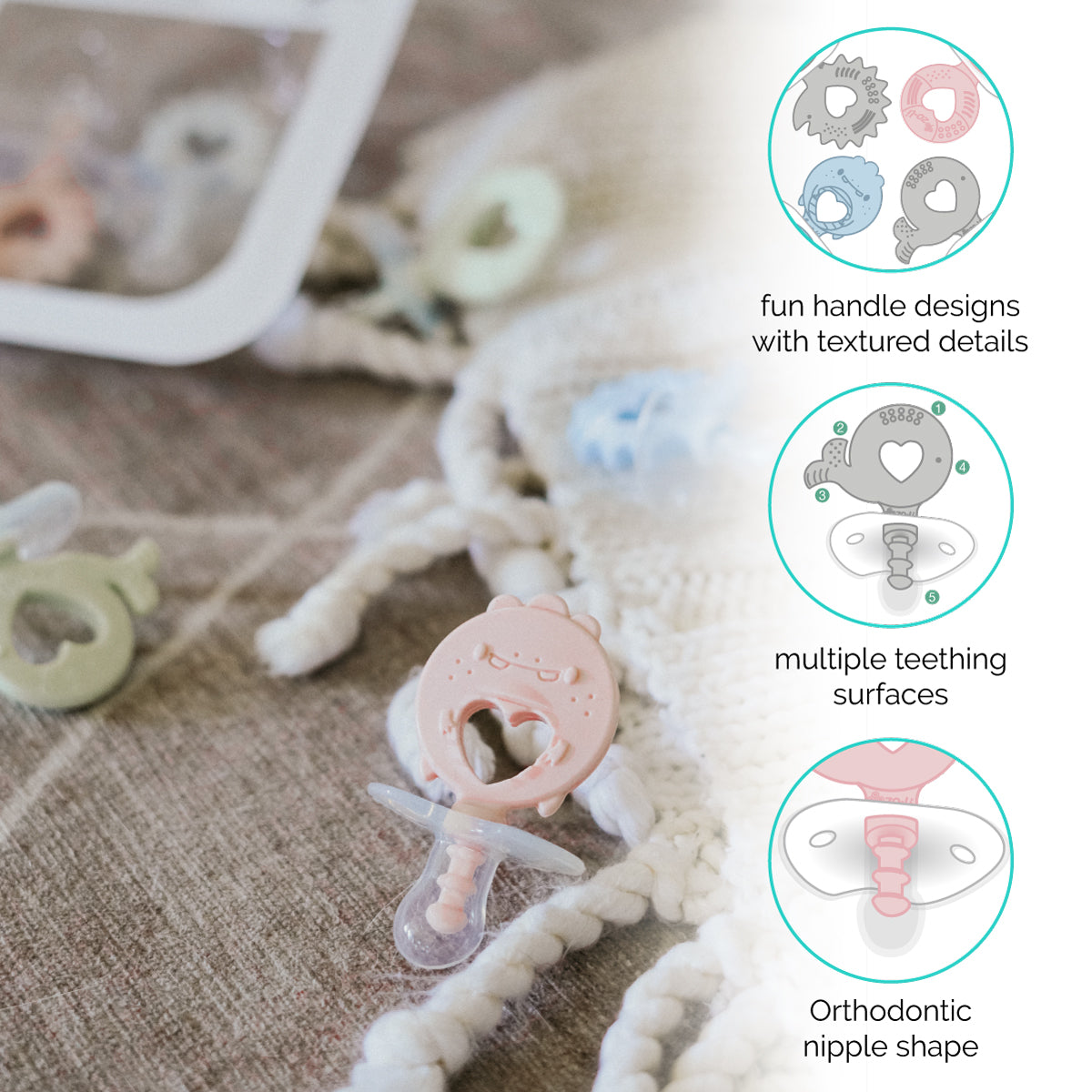 Best Baby Pacifier 0-6 months, Teething Pacifier for Babies | ZoLi Best Baby Pacifier 0-6 months, Teething Pacifier for Babies | ZoLi
