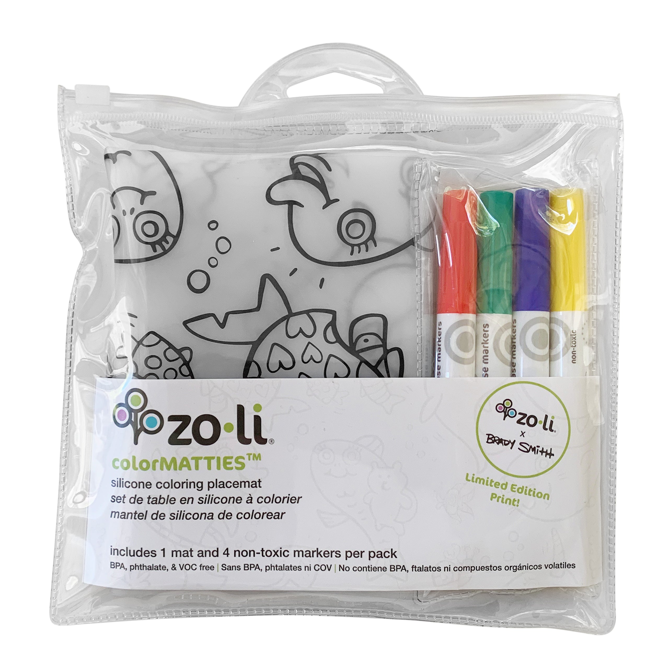 Coloring Placemats for Kids | Brady Smith x ZoLi Colorable Placemats