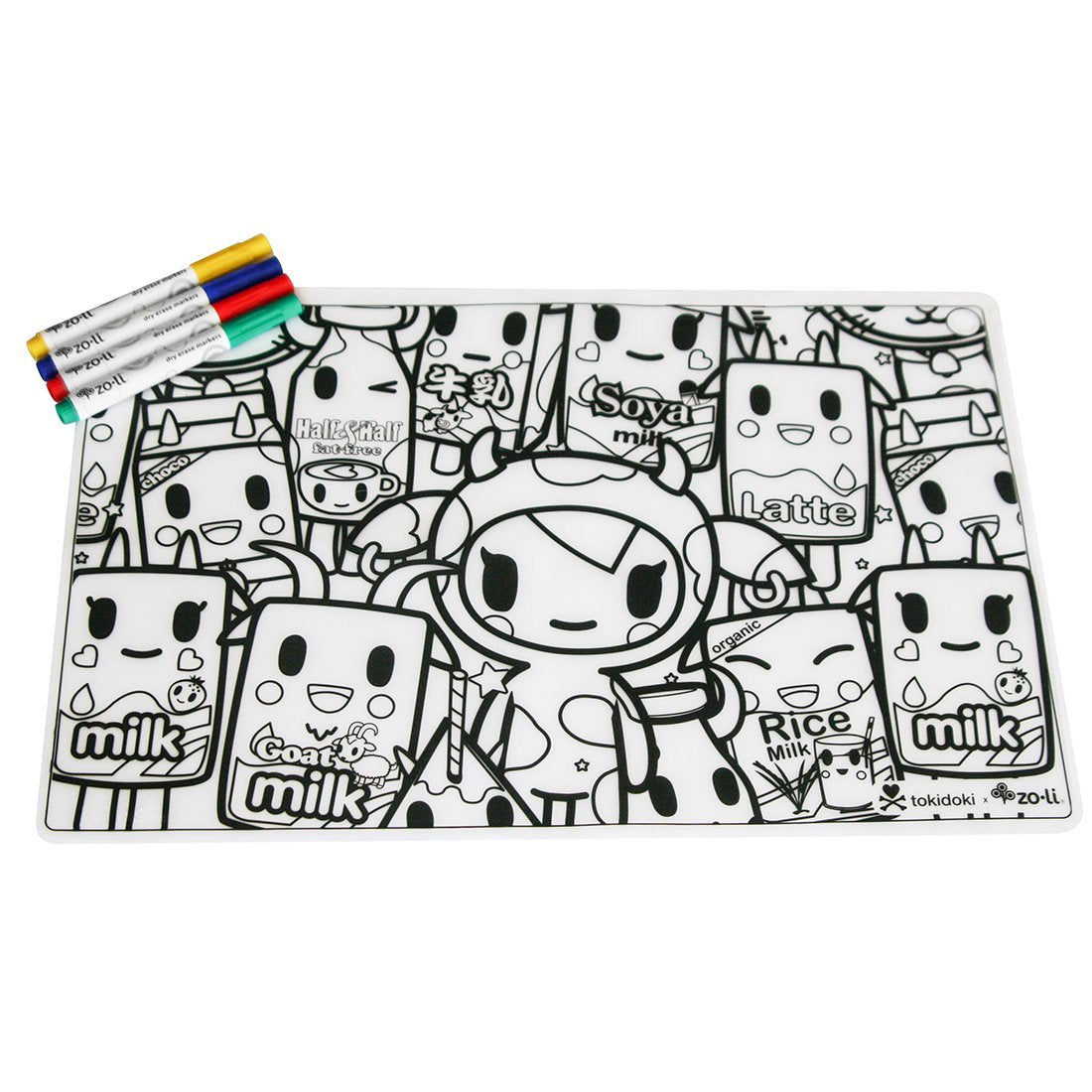 tokiMATTIES-tokidoki-colorable-placemats